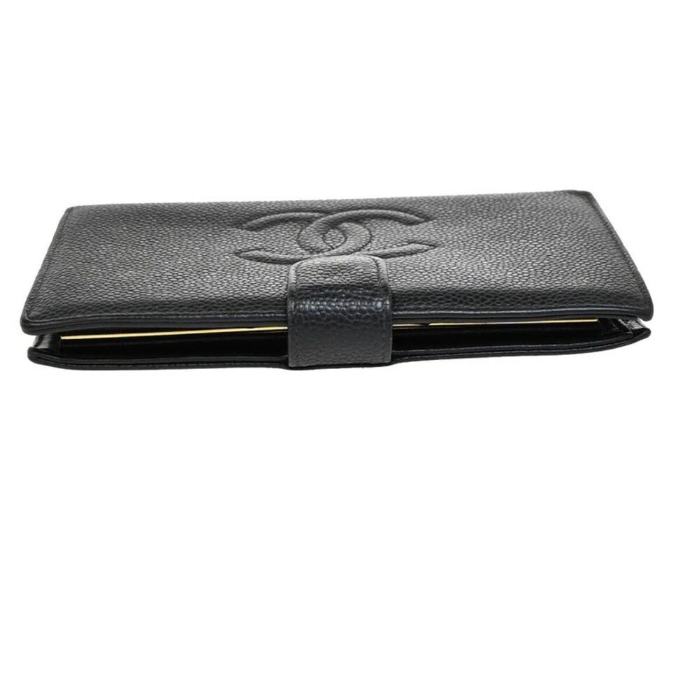 Chanel Coco Mark Black Leather Wallet  (Pre-Owned) - Picture 10 of 13